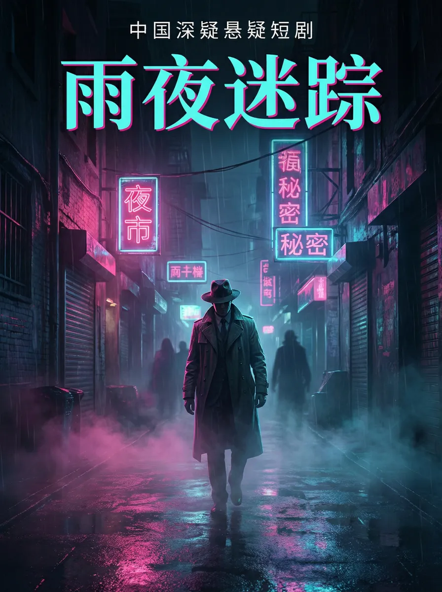 金钱帝国粤语下载 悬疑追踪短剧 - 雨夜迷踪海报